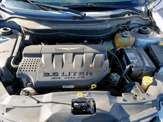 2C4GF68485R543665 - 2005 CHRYSLER PACIFICA T SILVER photo 7