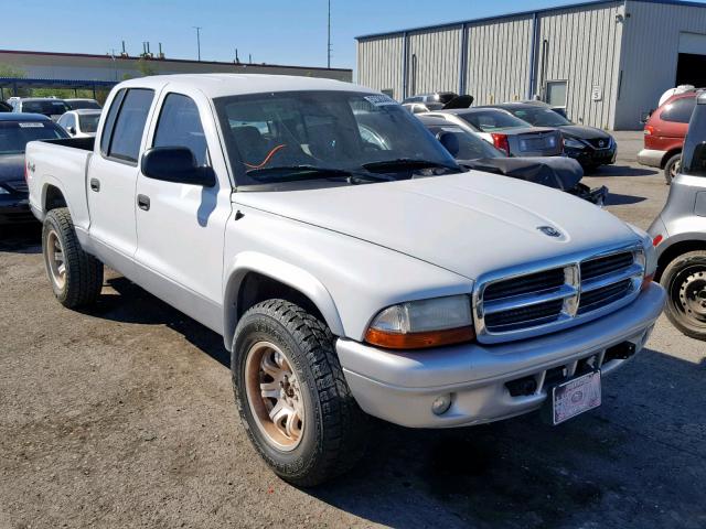 1D7HG48NX4S680060 - 2004 DODGE DAKOTA QUA WHITE photo 1