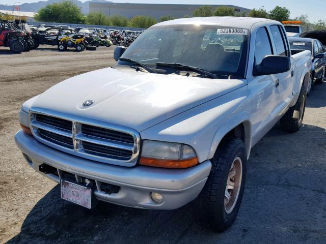 1D7HG48NX4S680060 - 2004 DODGE DAKOTA QUA WHITE photo 2