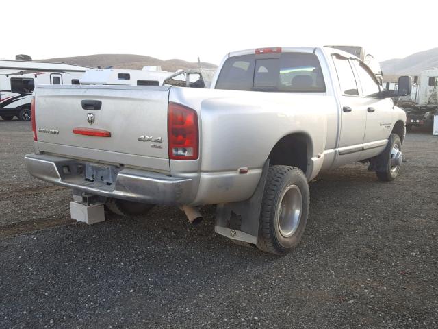 3D7MS48C05G847756 - 2005 DODGE RAM 3500 S SILVER photo 4