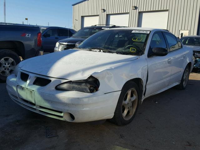 1G2NE52F95M254221 - 2005 PONTIAC GRAND AM S WHITE photo 2