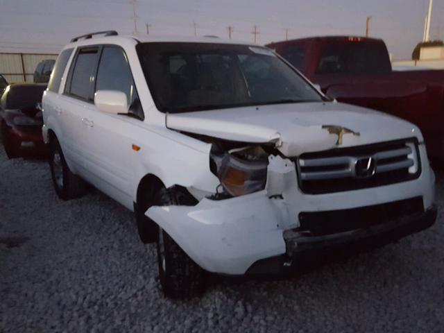 5FNYF28248B012006 - 2008 HONDA PILOT VP WHITE photo 1