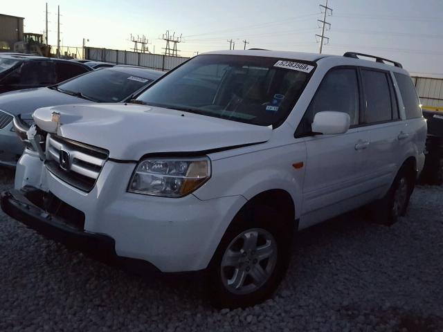 5FNYF28248B012006 - 2008 HONDA PILOT VP WHITE photo 2