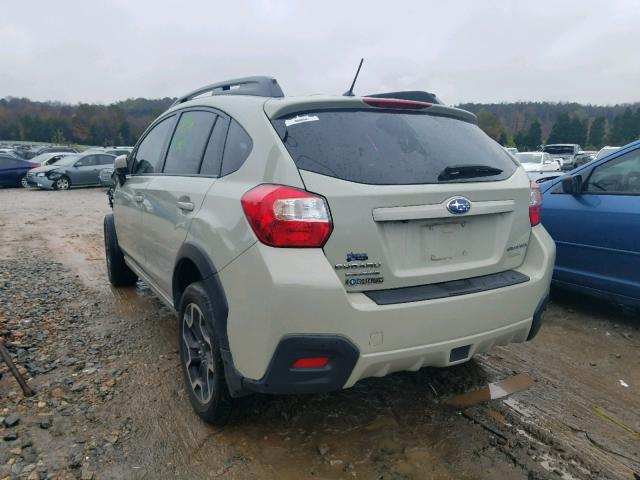 JF2GPABC3G8300412 - 2016 SUBARU CROSSTREK TAN photo 3