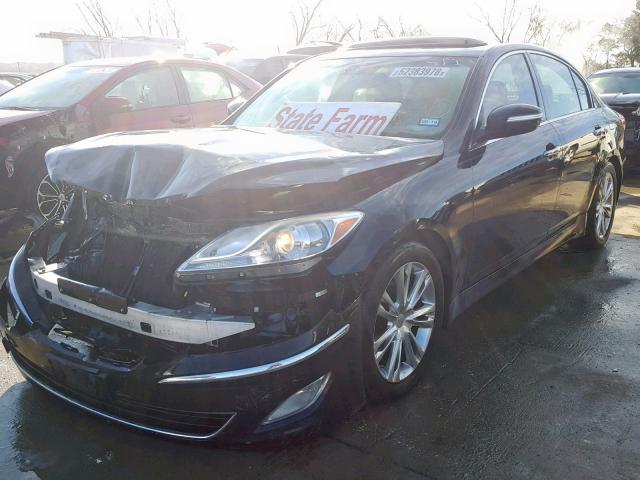 KMHGC4DD1DU227850 - 2013 HYUNDAI GENESIS 3. BLACK photo 2