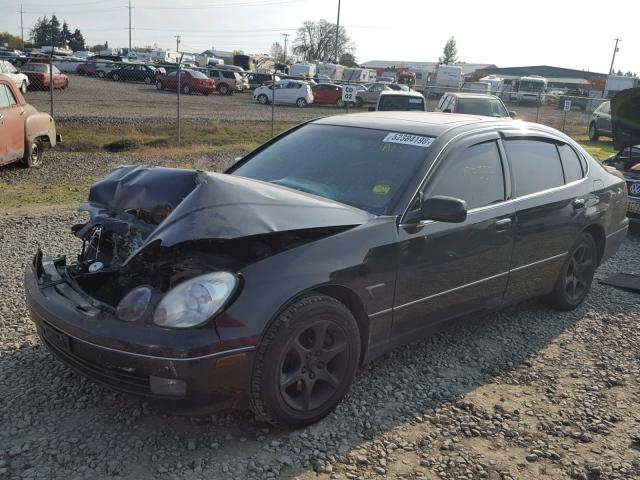 JT8BD69S330186494 - 2003 LEXUS GS 300 BLACK photo 2