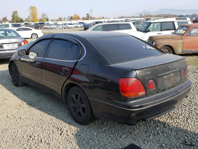 JT8BD69S330186494 - 2003 LEXUS GS 300 BLACK photo 3