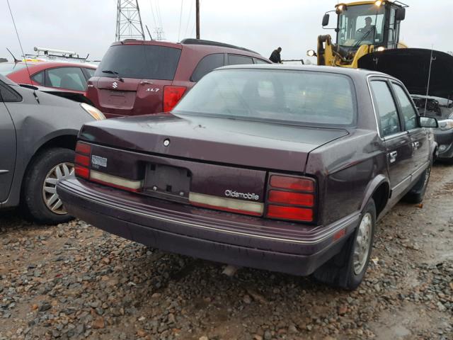 1G3AG55M2R6304238 - 1994 OLDSMOBILE CUTLASS CI BURGUNDY photo 4