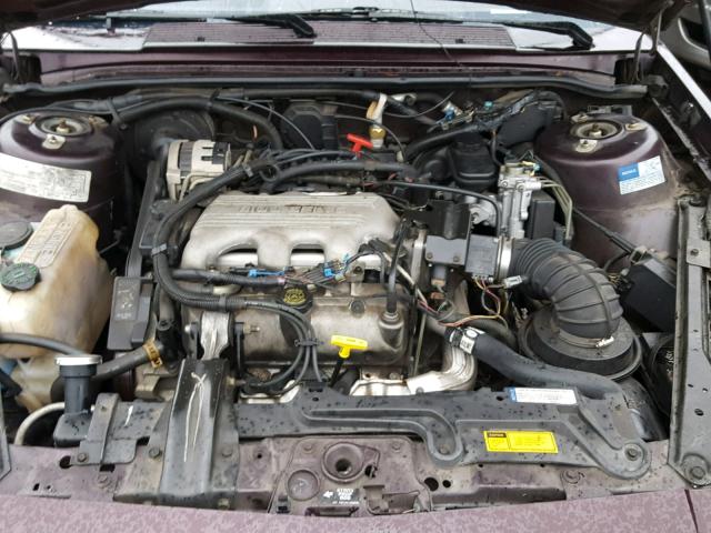 1G3AG55M2R6304238 - 1994 OLDSMOBILE CUTLASS CI BURGUNDY photo 7