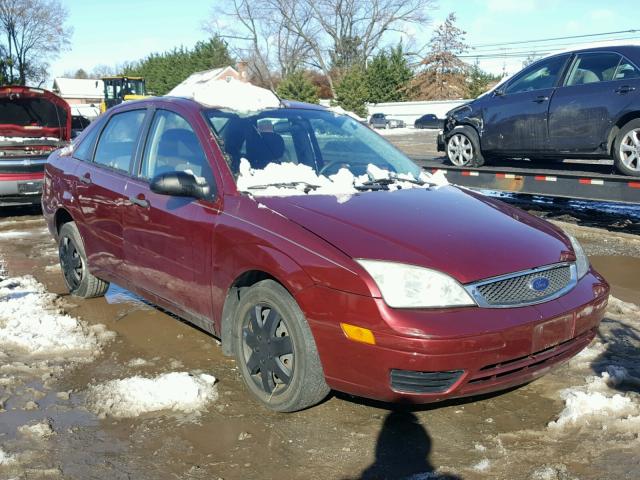 1FAFP34N57W108303 - 2007 FORD FOCUS ZX4 RED photo 1