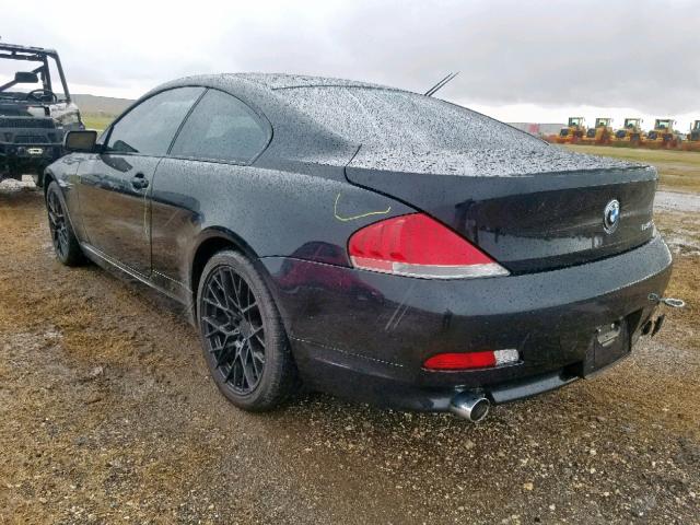 WBAEH73444B189166 - 2004 BMW 645 CI AUT BLACK photo 3