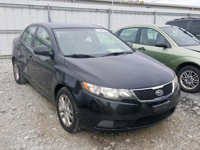 KNAFU4A25C5481535 - 2012 KIA FORTE EX BLACK photo 1