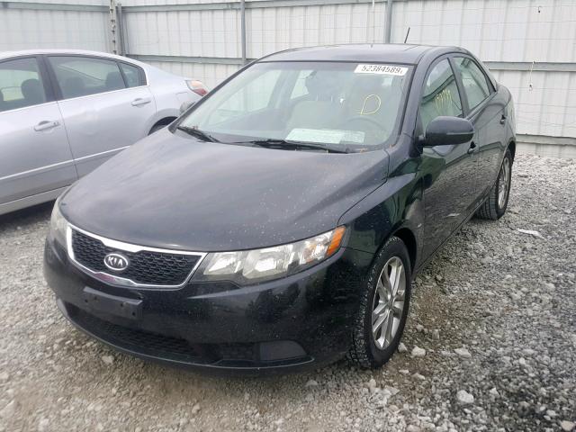 KNAFU4A25C5481535 - 2012 KIA FORTE EX BLACK photo 2