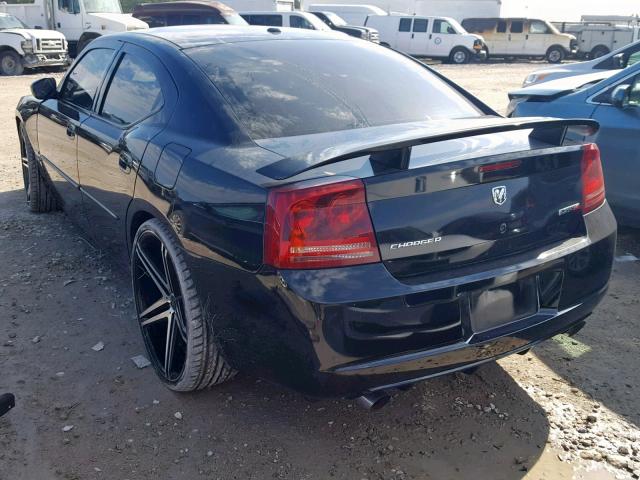 2B3LA73W26H472614 - 2006 DODGE CHARGER SR BLACK photo 3