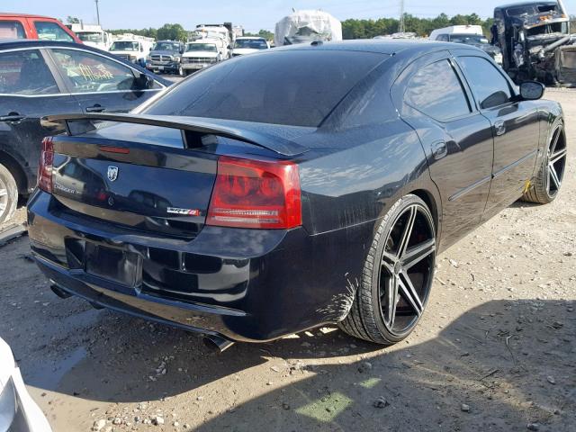 2B3LA73W26H472614 - 2006 DODGE CHARGER SR BLACK photo 4