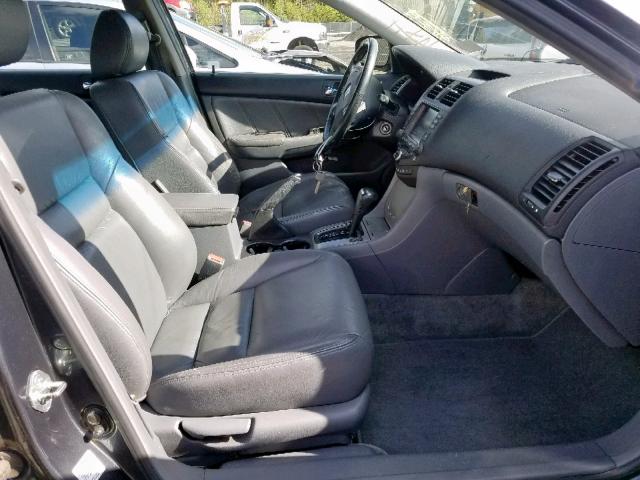 1HGCM56775A062016 - 2005 HONDA ACCORD EX BLUE photo 5