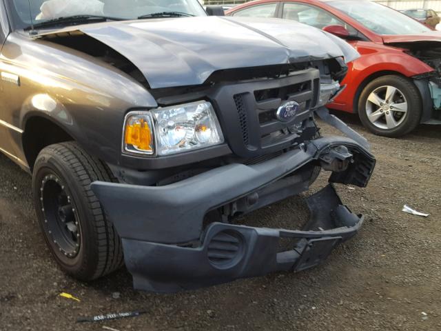 1FTKR1AD4APA59874 - 2010 FORD RANGER GRAY photo 9