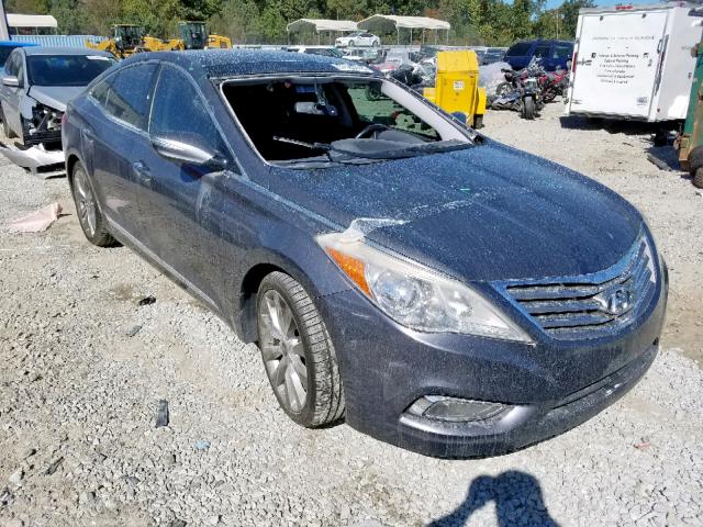 KMHFH4JG4CA122974 - 2012 HYUNDAI AZERA GLS GRAY photo 1