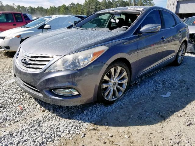 KMHFH4JG4CA122974 - 2012 HYUNDAI AZERA GLS GRAY photo 2