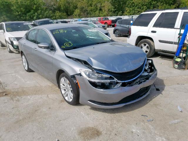 1C3CCCFB7FN698105 - 2015 CHRYSLER 200 LX GRAY photo 1