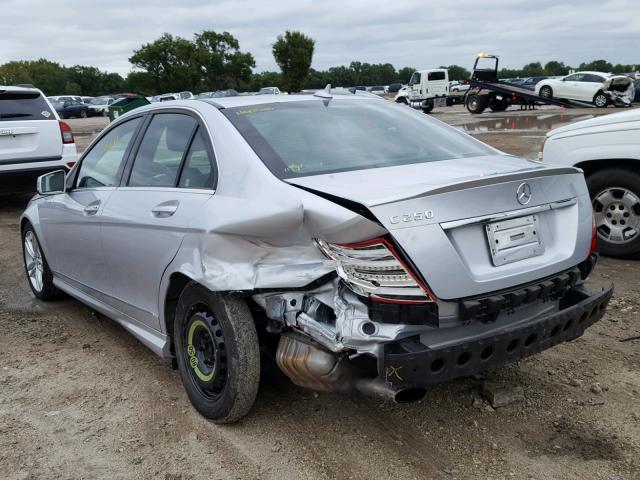 WDDGF4HB1DR271036 - 2013 MERCEDES-BENZ C 250 SILVER photo 3