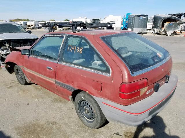 3MABM115XKR642127 - 1989 MERCURY TRACER BROWN photo 3