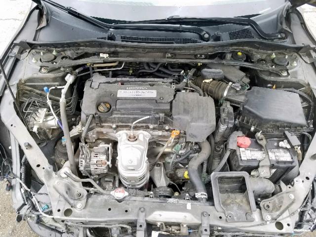 1HGCR2F86DA107616 - 2013 HONDA ACCORD EXL GRAY photo 7