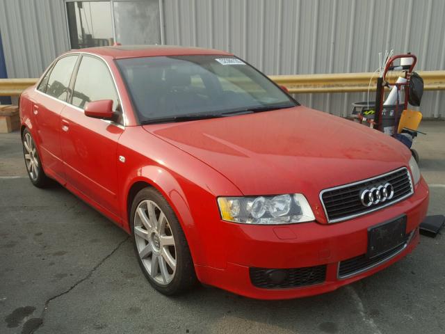 WAULT68E24A269475 - 2004 AUDI A4 3.0 QUA RED photo 1