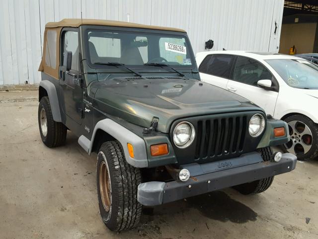 1J4FY19S7VP457121 - 1997 JEEP WRANGLER / GREEN photo 1