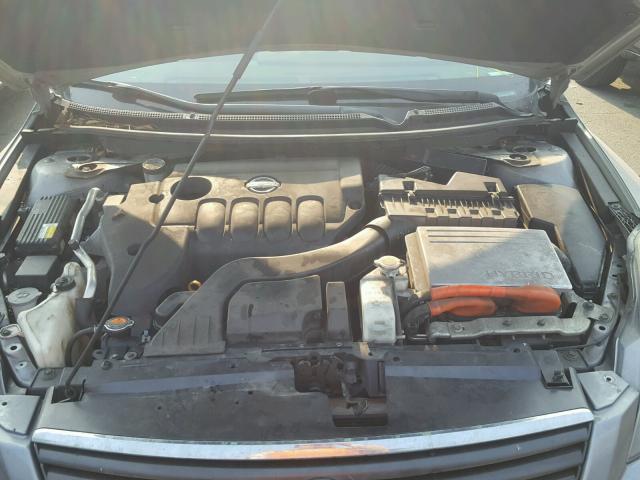 1N4CL21E37C225117 - 2007 NISSAN ALTIMA HYB SILVER photo 7