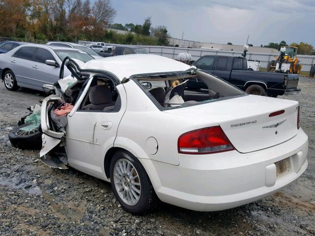 1C3EL46R74N324568 - 2004 CHRYSLER SEBRING LX WHITE photo 3