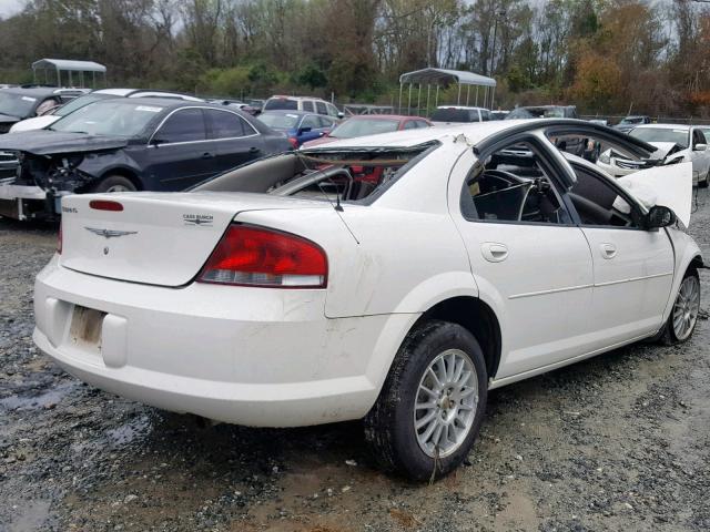 1C3EL46R74N324568 - 2004 CHRYSLER SEBRING LX WHITE photo 4