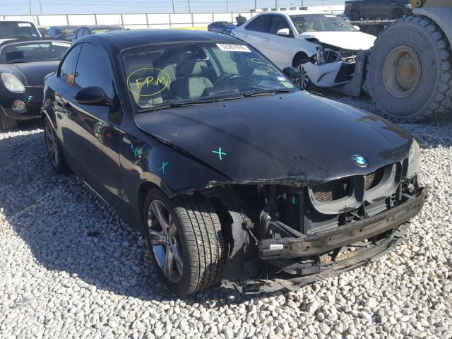 WBAUP73559VK76183 - 2009 BMW 128 I BLACK photo 1