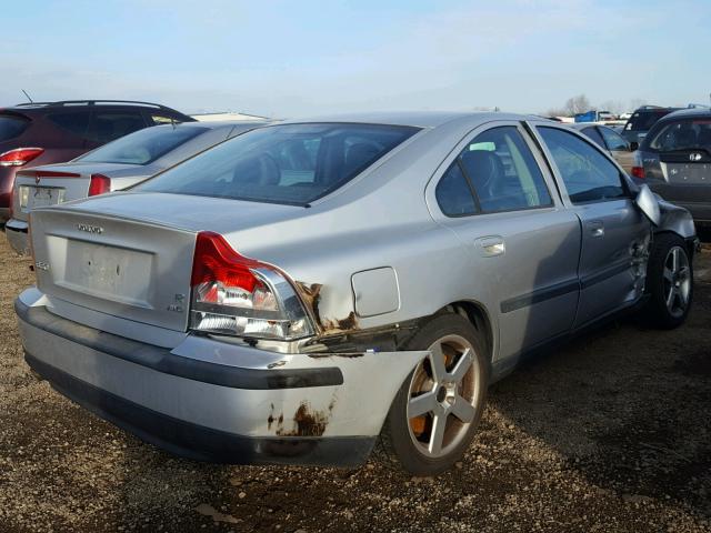 YV1RH52Y342355443 - 2004 VOLVO S60 R SILVER photo 4