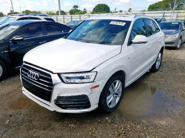 WA1JCCFS0JR029429 - 2018 AUDI Q3 PREMIUM WHITE photo 2