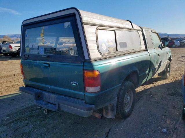 1FTYR14CXWPA81916 - 1998 FORD RANGER SUP GREEN photo 4