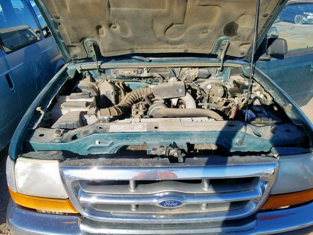 1FTYR14CXWPA81916 - 1998 FORD RANGER SUP GREEN photo 7