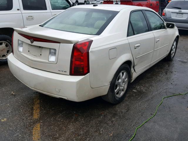 1G6DP577X60135219 - 2006 CADILLAC CTS HI FEA WHITE photo 4