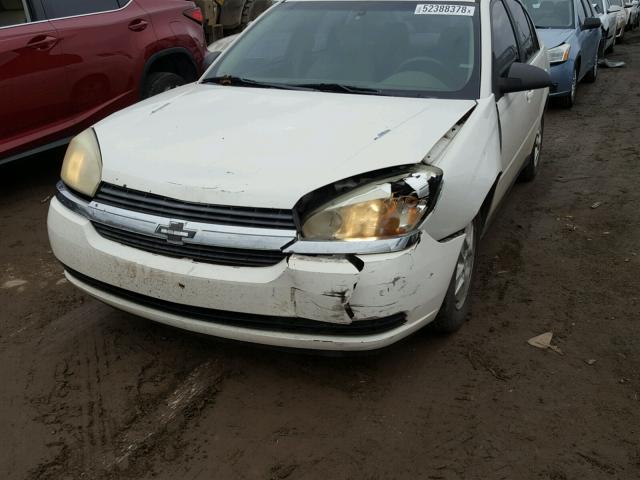 1G1ZT54825F217350 - 2005 CHEVROLET MALIBU LS Ağ foto 9