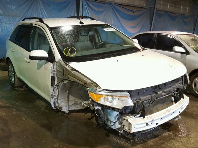 2FMDK3JC8DBA89953 - 2013 FORD EDGE SEL WHITE photo 1