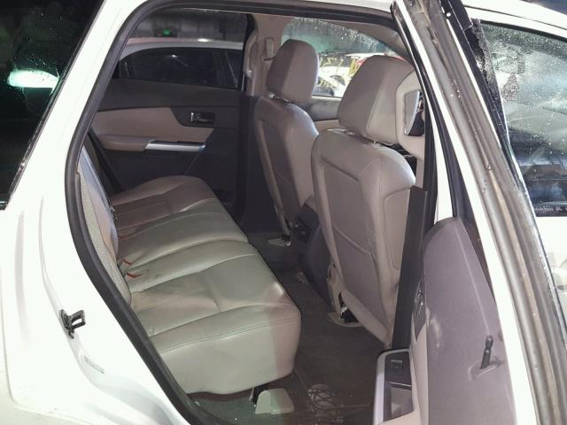 2FMDK3JC8DBA89953 - 2013 FORD EDGE SEL WHITE photo 6