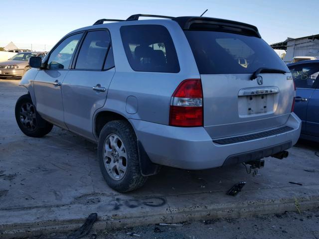 2HNYD18812H534429 - 2002 ACURA MDX TOURIN SILVER photo 3