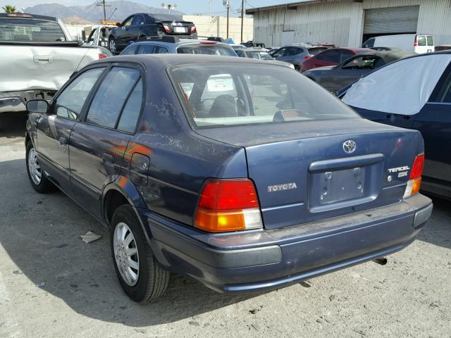 JT2EL56E7S7015210 - 1995 TOYOTA TERCEL DX BLUE photo 3