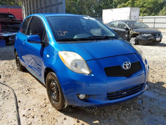 JTDJT923075107960 - 2007 TOYOTA YARIS BLUE photo 1