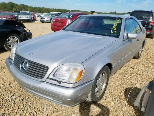 WDBGA70G0VA368843 - 1997 MERCEDES-BENZ S 500 GRAY photo 2