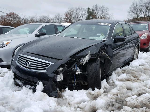 JN1CV6AR5DM357495 - 2013 INFINITI G37 BLACK photo 2