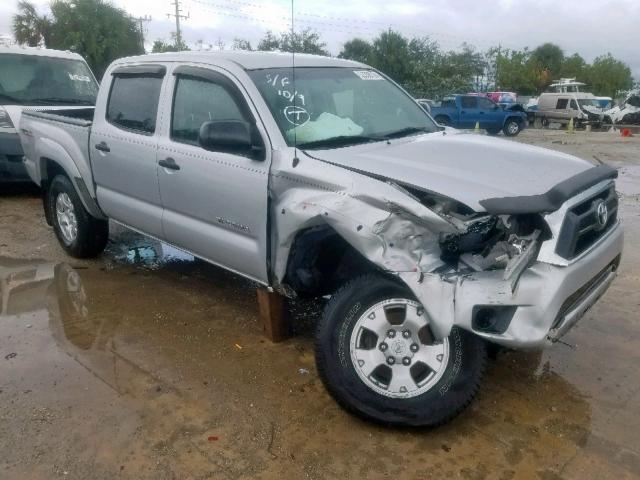 5TFLU4EN5DX058356 - 2013 TOYOTA TACOMA DOU Gümüş foto 1