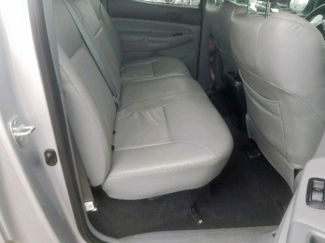5TFLU4EN5DX058356 - 2013 TOYOTA TACOMA DOU Gümüş foto 6