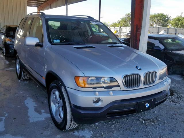 5UXFB33523LH48217 - 2003 BMW X5 4.4I SILVER photo 1