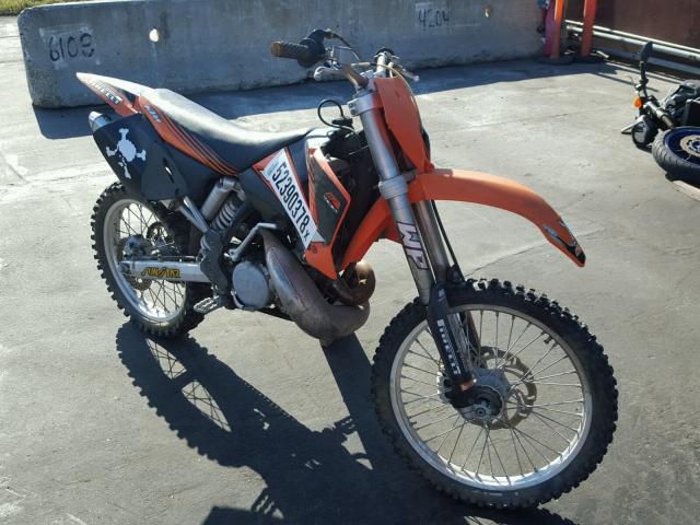 VBKMXJ2341M330128 - 2001 KTM 250 SX ORANGE photo 1